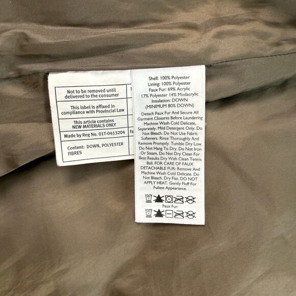 Eddie Bauer Jacket Parka EB 650 Winter Coat Black Down Filled Cold Weather XS - Picture 5 of 15